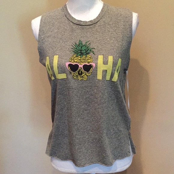 Lauren Moshi Aloha Pineapple Tank NWT - Picture 4 of 7